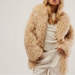 Free People Stargazer fur jacket